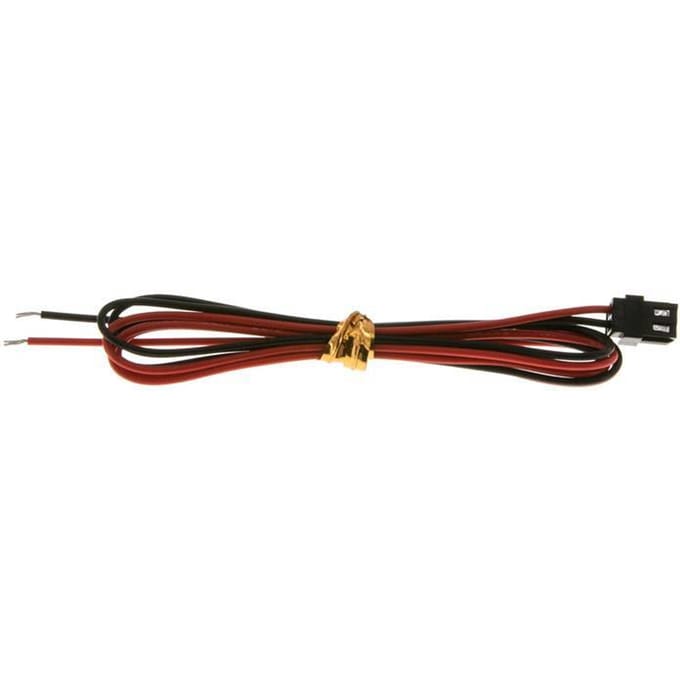 2-polige Stekker 7 mm breed 0,6 m Kabel [2 Stuks]