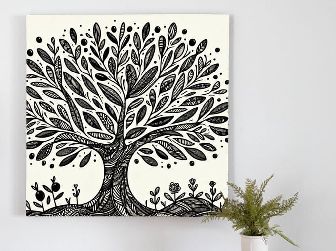 Kunstprint | Wanddecoratie | Dibond | 40 × 40 cm