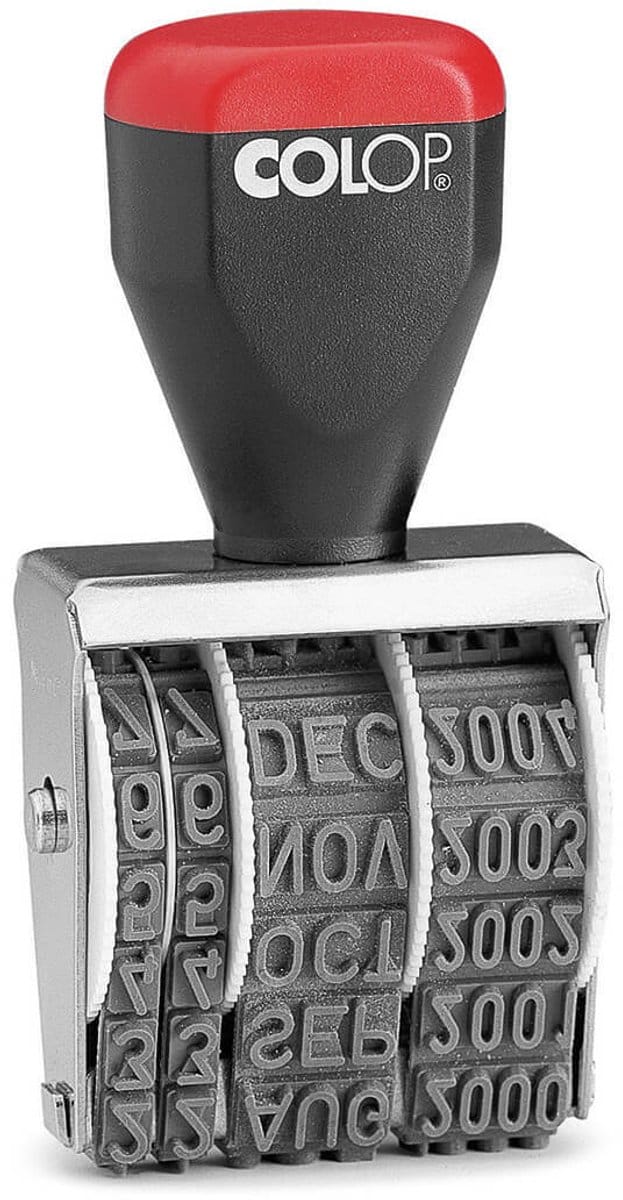 Colop 05000 NL hand/datumstempel 5 mm