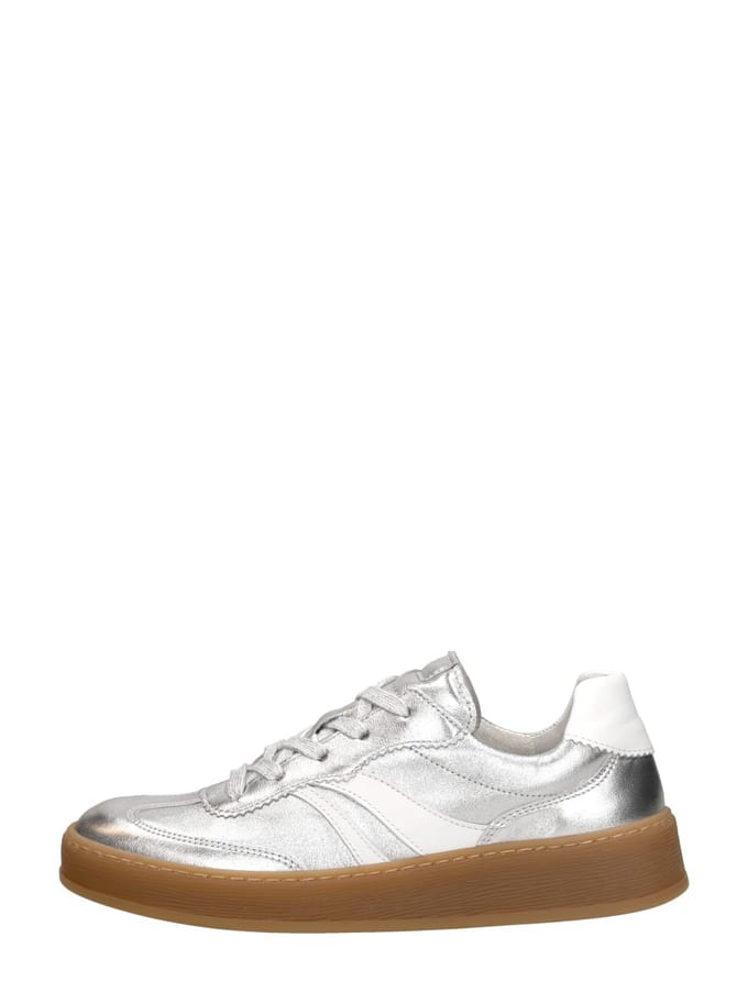 Gabor Sneakers zilver Leer - Dames