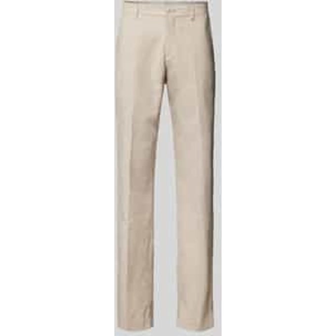 Pantalon van linnenmix model 'Pure'