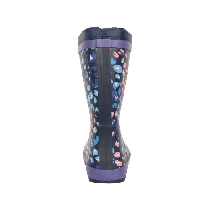 Mountain Warehouse Kinder/Kinder Wellington Laarzen met luipaardprint (Paars)