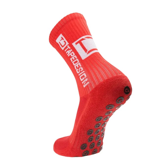 Tapedesign Allround Classic Gripsokken - Rood | Maat: 37-48