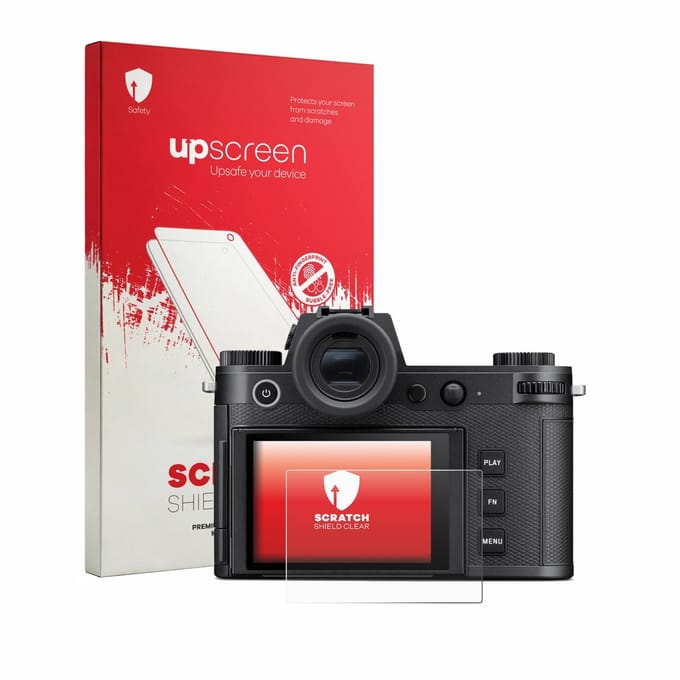 upscreen - Screenprotector voor Leica SL3-P - Folie Beschermfolie transparant