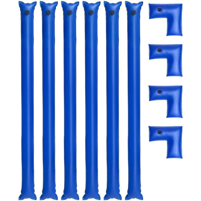Jauge 26 Pack de 6 Sacs à Eau pour Bâche de Piscine à Chambre Unique de 4 pieds avec Tube d'Angle