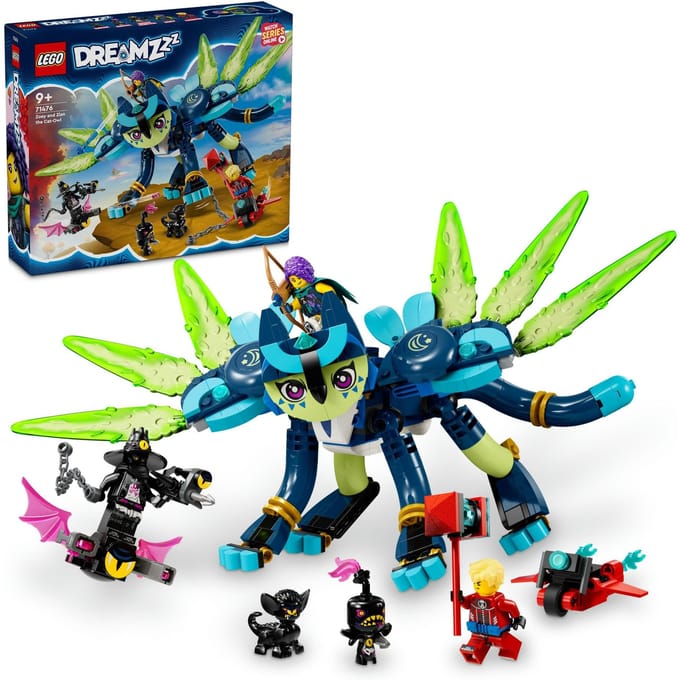 LEGO DREAMZzz 2in1 Zoey en Zian de Kattenuil Fantasie Dieren Speelgoed voor Kinderen 71476