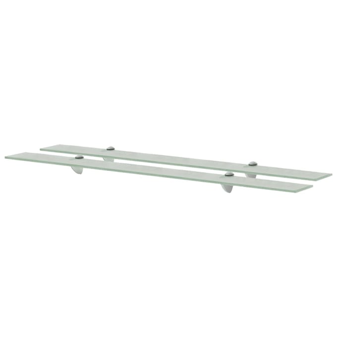vidaXL - Schappen - zwevend - 2 - st - 100x10 - cm - 8 - mm - glas