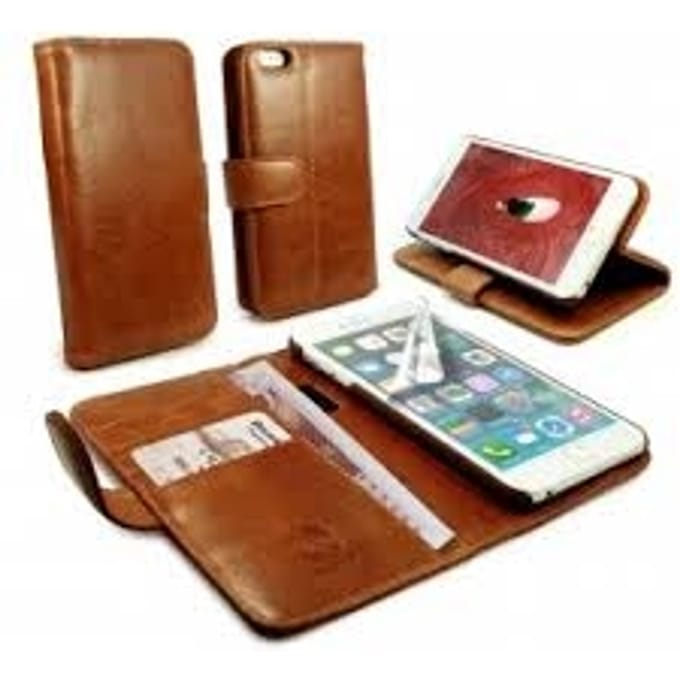 Vintage Wallet-Style Case van Leer voor de Apple iPhone 6 Plus - Brui