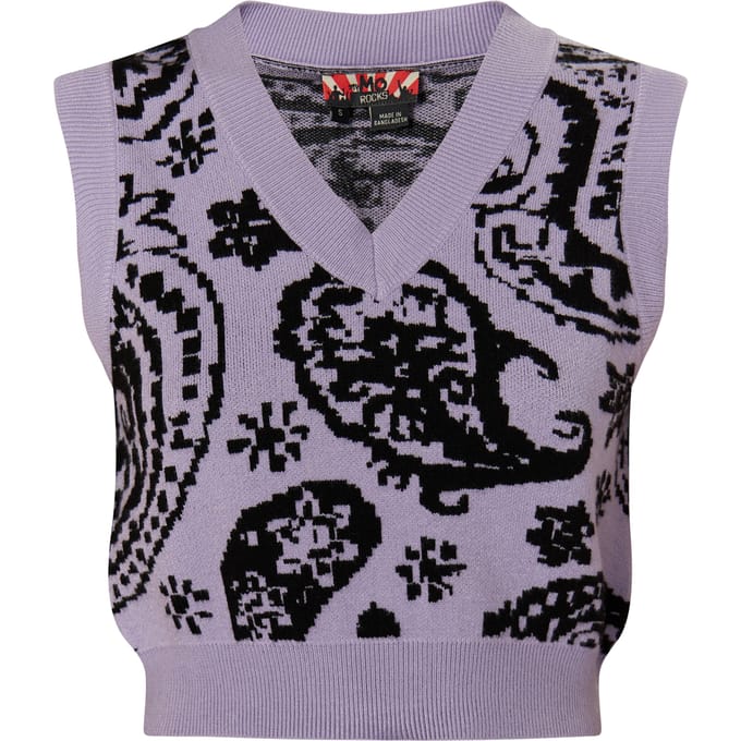 Mymo gebreide trui Dames violet