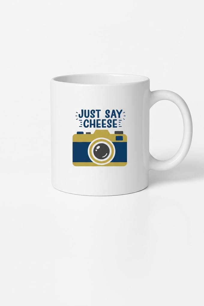 Fotografie Mok - Just Say Cheese! - Unieke Cadeau Idee
