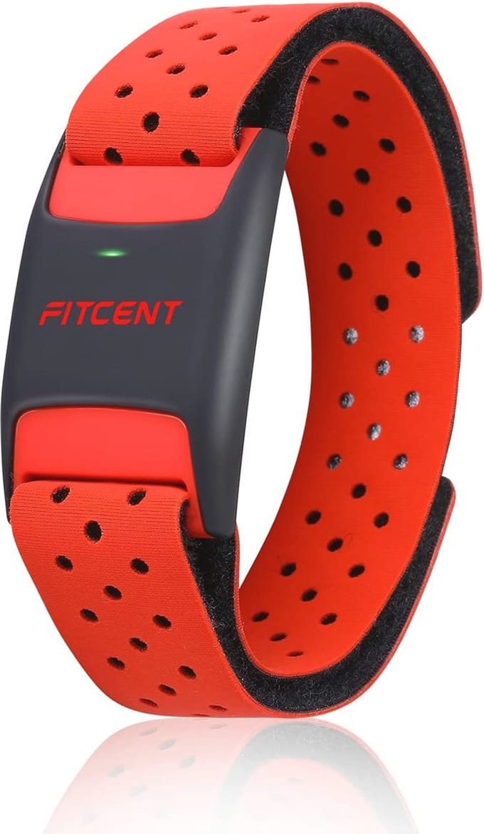 Hartslagmeter Armband met Bluetooth en Ant+, Waterdichte Optische Hartslagsensor voor Training