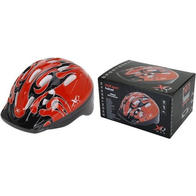 FIETSHELM BOY L ROOD