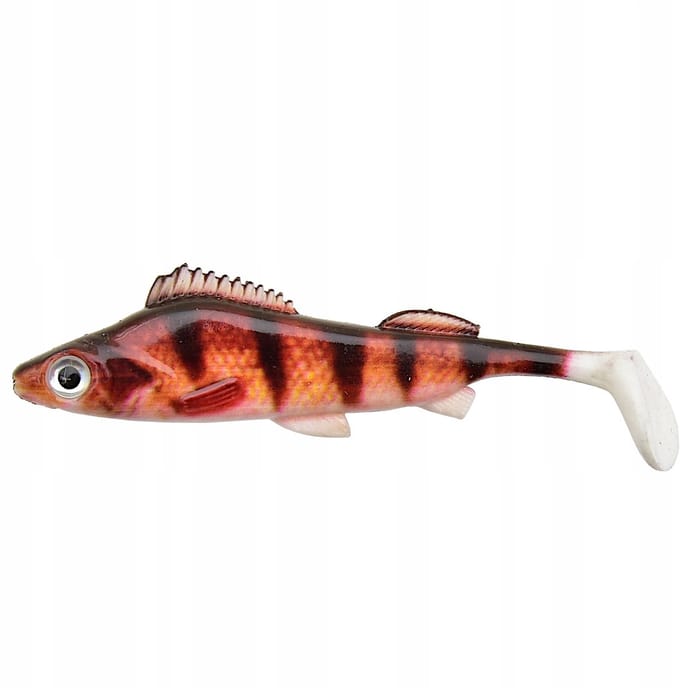 FL Pr-Zander rubberen aas 8 cm 4,5 g - 3D-ogen, snoek- en snoekbaarsaas