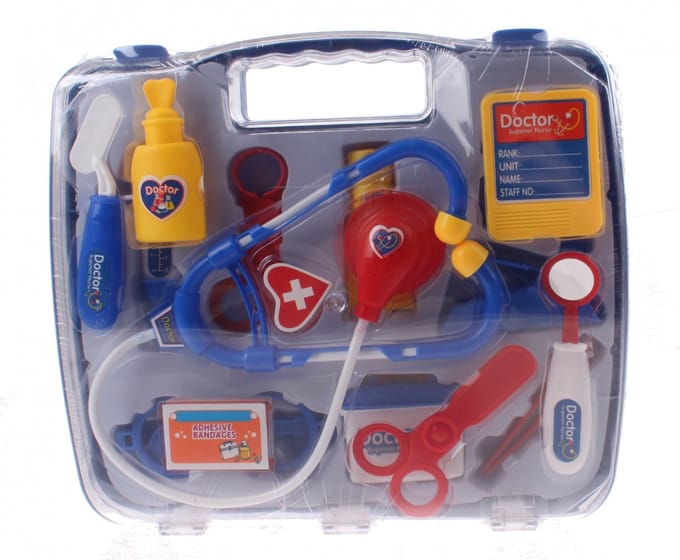Jonotoys Dokterskoffer 12-delig Groot