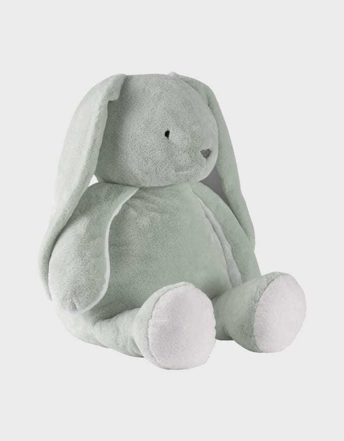 Noukie's - Knuffel - Large - Groen - Konijn - 80 cm