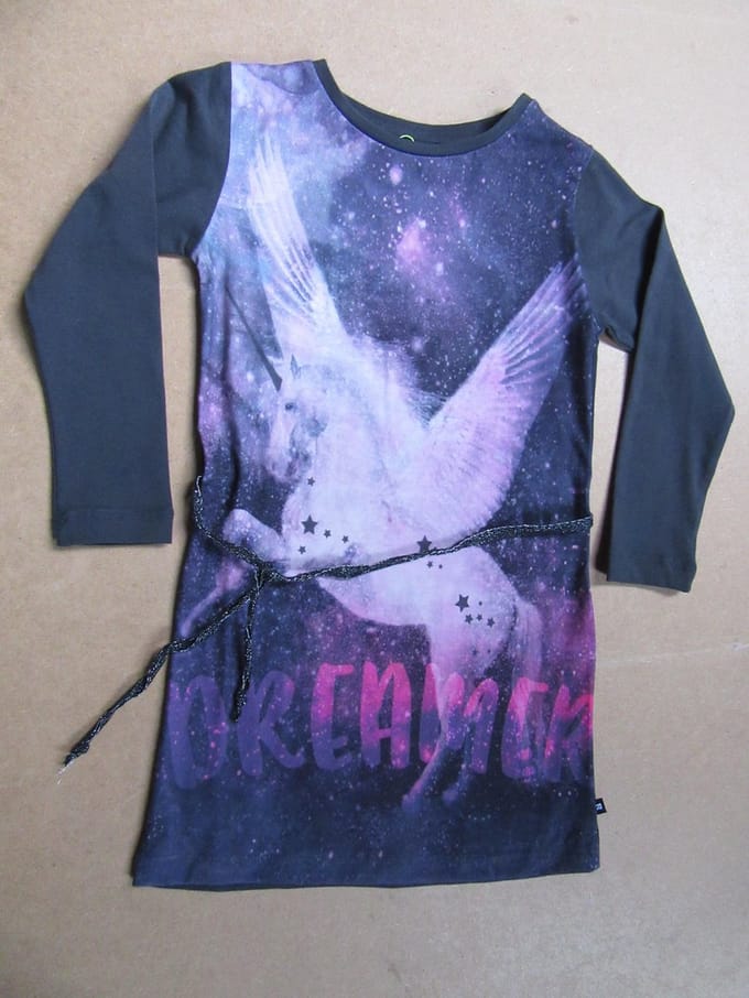Rumbl - Kleed - Jurk - Eenhoorn - Dreamer - 4-5jaar 104/110