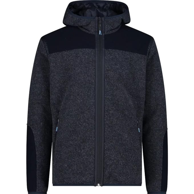 Wooltech hoodie met rits CMP