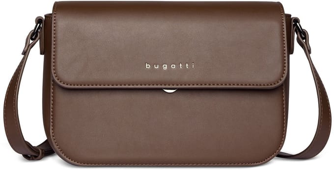 bugatti schoudertas Almata Shoulderbag Brown donkerbruin