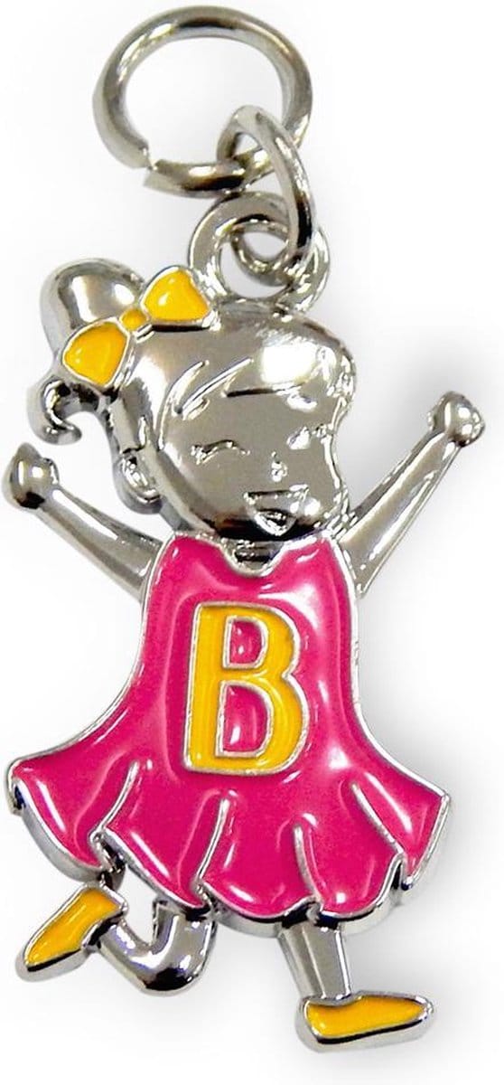 Bedeltje - B - Meisje - Charms for you