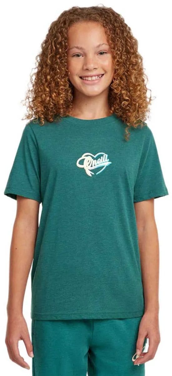 O´neill Script T-shirt Met Korte Mouwen Groen 16 Years Meisje