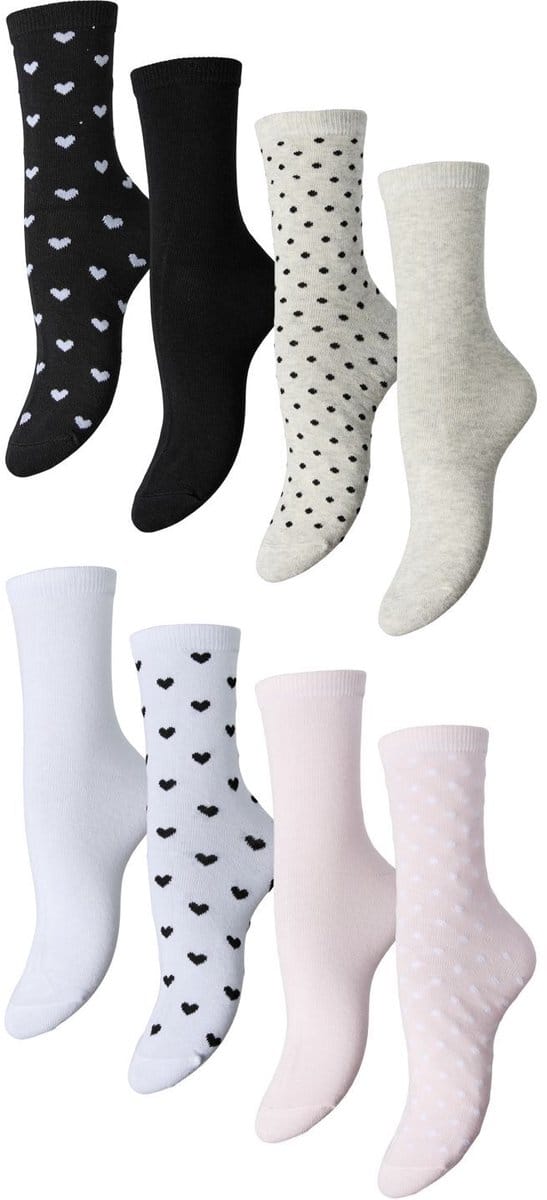 PIECES - PCGASMIN MIX 8 PACK - Meisjes - Sokken