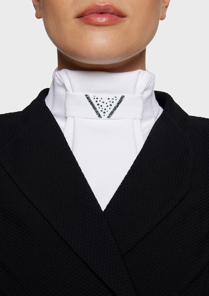 Samshield Plastron Crystal Fabric Triangle M Ocean Depth