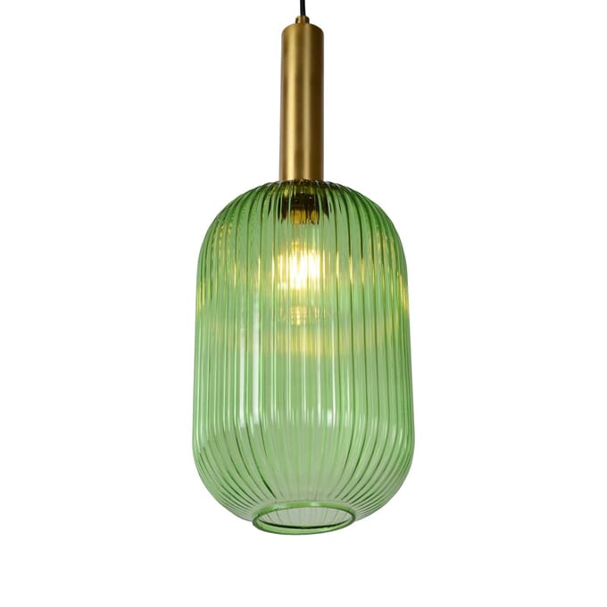 Lucide MALOTO - Hanglamp - Ø 20 cm - 1xE27 - Groen