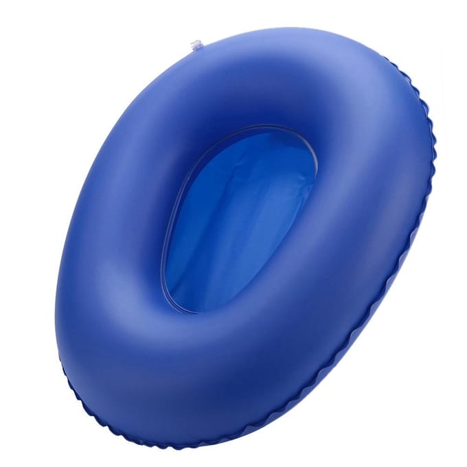 Professionele Luchtinflatie Blauw Ondersteuningskussen Mannen Vrouwen Draagbare Stoel Pot blue