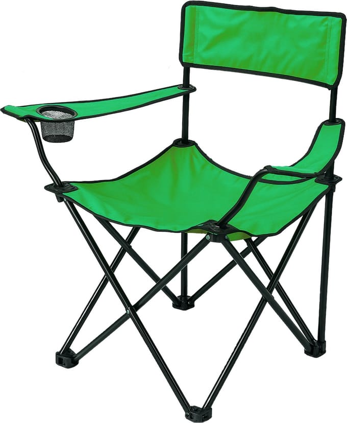 WMC - Campingstoel - Opvouwbaar - Met Houder - 120kg Capaciteit