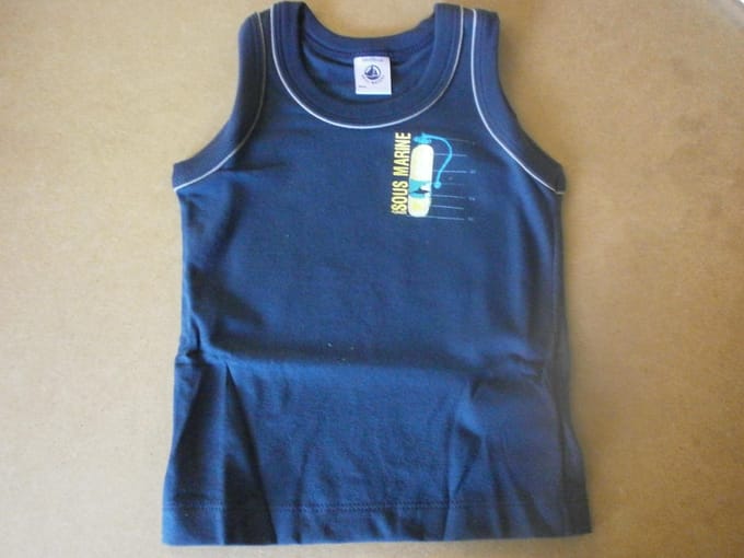 Petit Bateau - Singlet - 2 Pack - Blauw - Jongens - 86 / 2 jaar