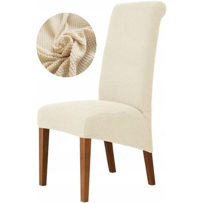 Meble odNowa - XXL Stoelhoes - Krem - Jacquard