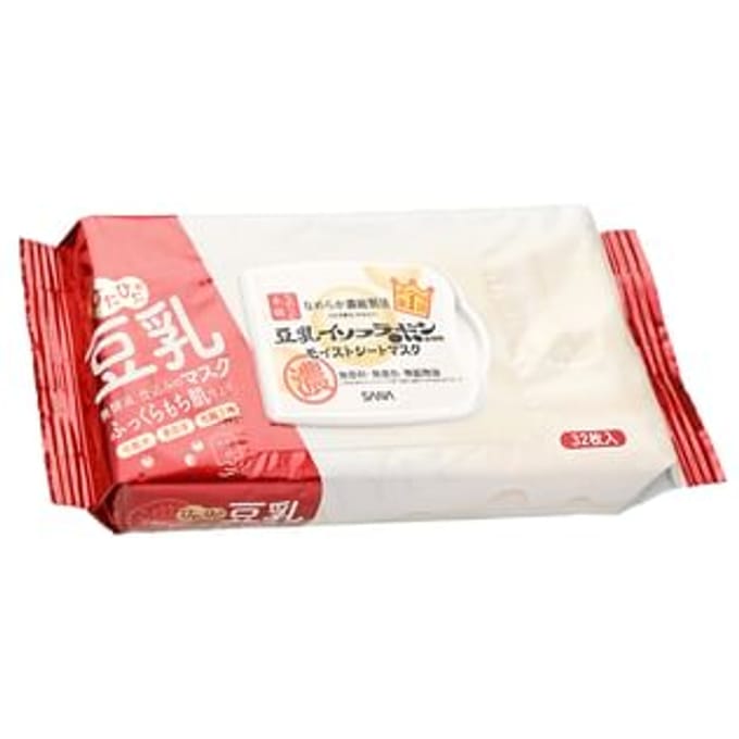 SANA - Soy Milk Moisture Sheet Mask N 32 pcs