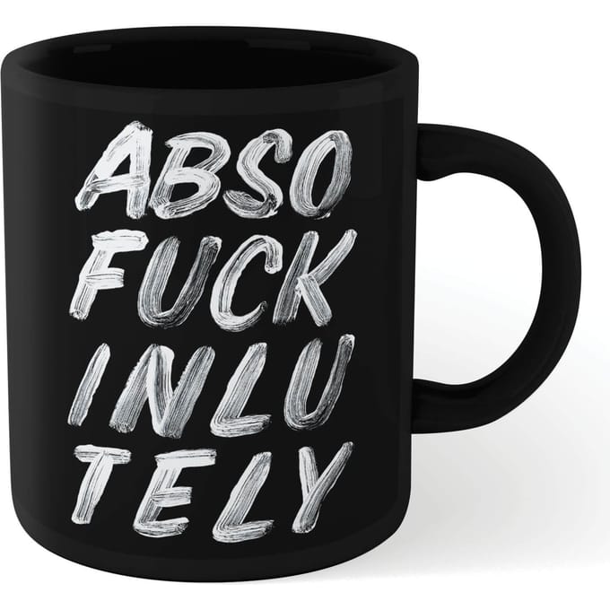 The Motivated Type Absofuckinlutely Mug - Black