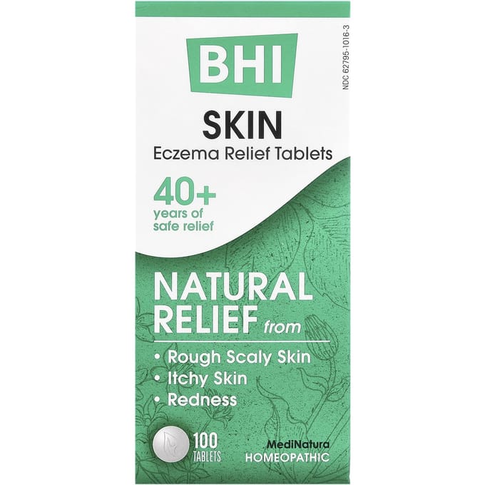 BHI, Huideczeem Verlichting Tabletten, 100 Tabletten
