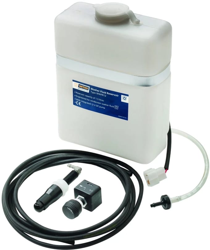 VETUS Ruitensproeierkit 12V Compleet met Reservoir en Pomp | WWFR12