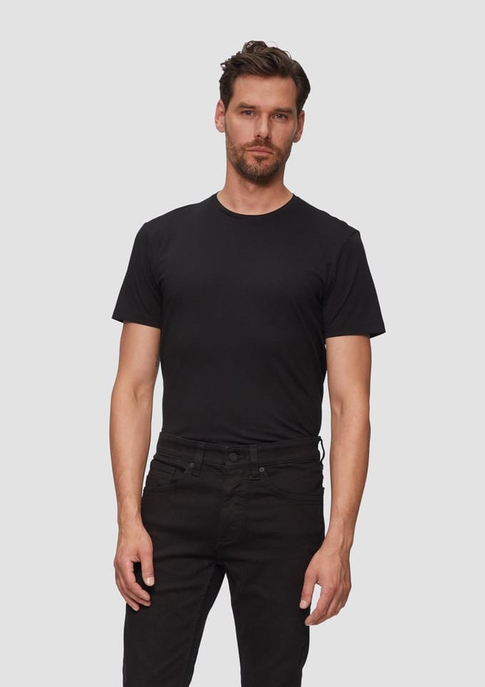 T-shirt met ronde hals