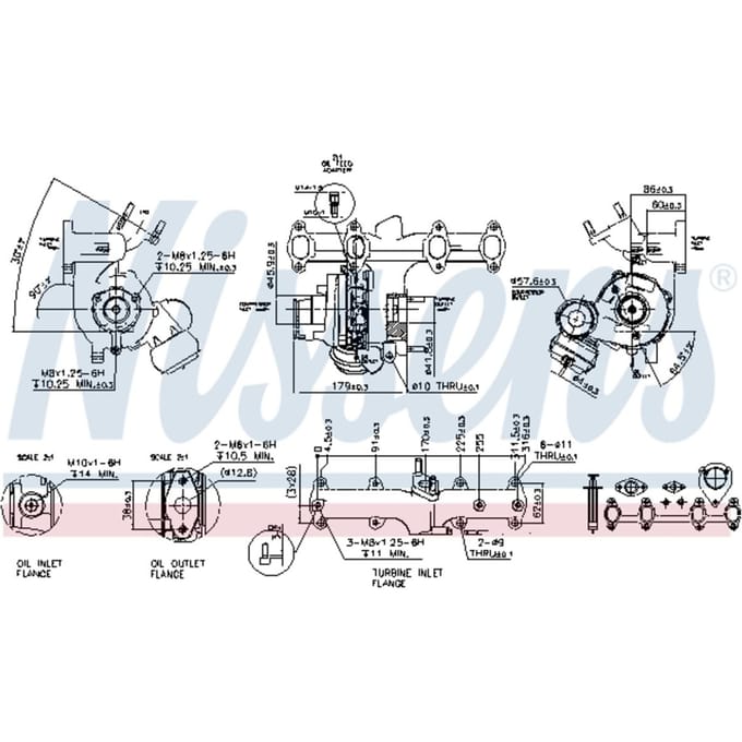 Supercharger, drukvulling NISSENS 93091