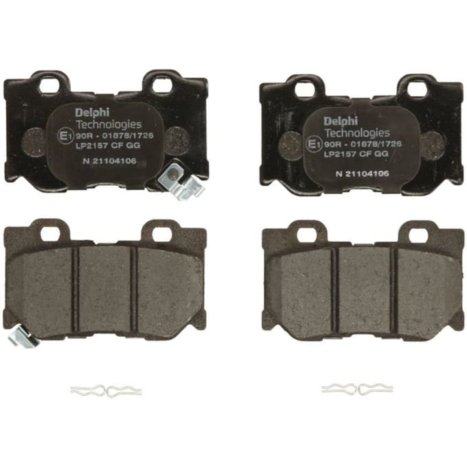 Remblokset DELPHI LP2157, achter
