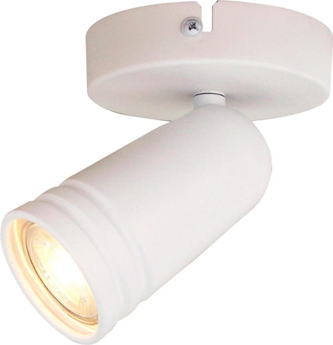 Chericoni Spero Plafondspot - 1 lichts - Ø6 cm - GU10 - Wit