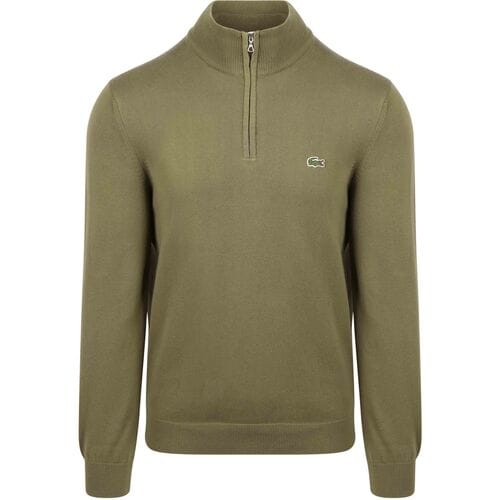Lacoste Pullover Zipper Groen - Maat XXL - Heren - Pullovers