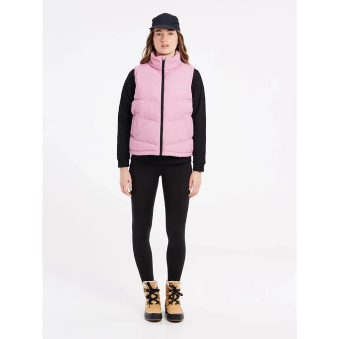 Protest PRTRhone – Bodywarmer Dames – Waterafstotende afwerking – Ritssluiting – Zwart