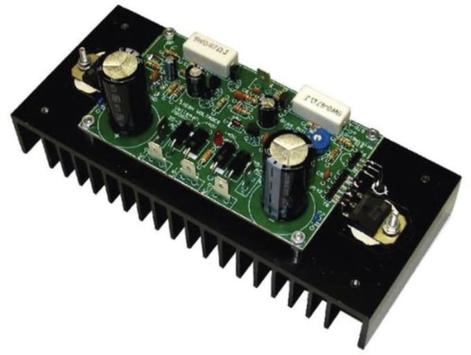 Koellichaam met montagegaten voor elektronica modules