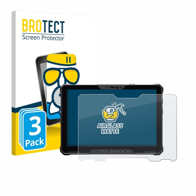 BROTECT - Screenprotector voor Dell Pro Rugged 12 RA02260 - Folie Beschermfolie Beschermglas matte 3 Stuks