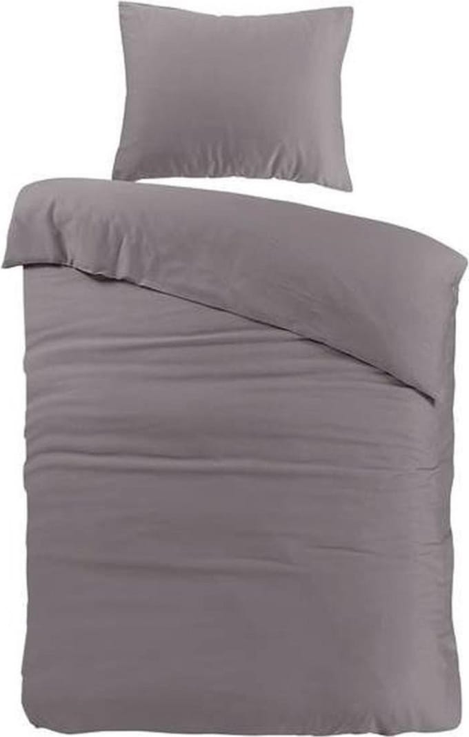 Papillon Malaga Dekbedovertrek - Eenpersoons - 140x200/220 cm - Antraciet