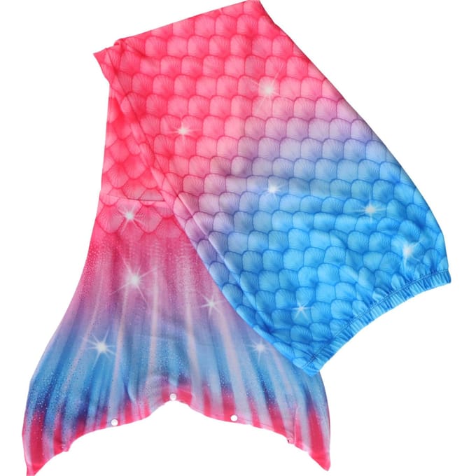 Zeemeerminstaart set + bikini 9-11 jaar