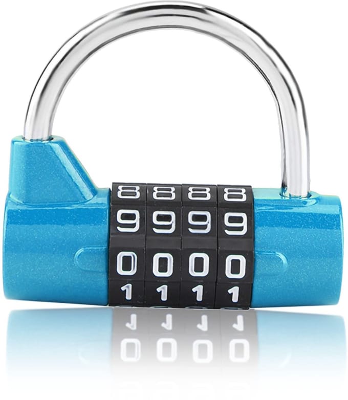 Dailygoody - 4 Digit Code Combination Padlock - Veiligheidsslot