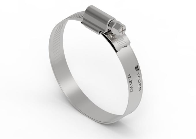 RVS Slangklem 12-20mm 12mm Breedte - Teger