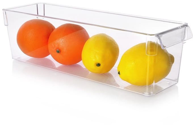 Koopman koelkast organizer transparant kunststof 36x10,5x10 cm bak.
