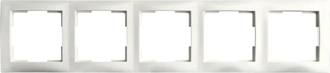 ION industries E1 afdekraam 5-voudig alpin wit mat (80.302.515)