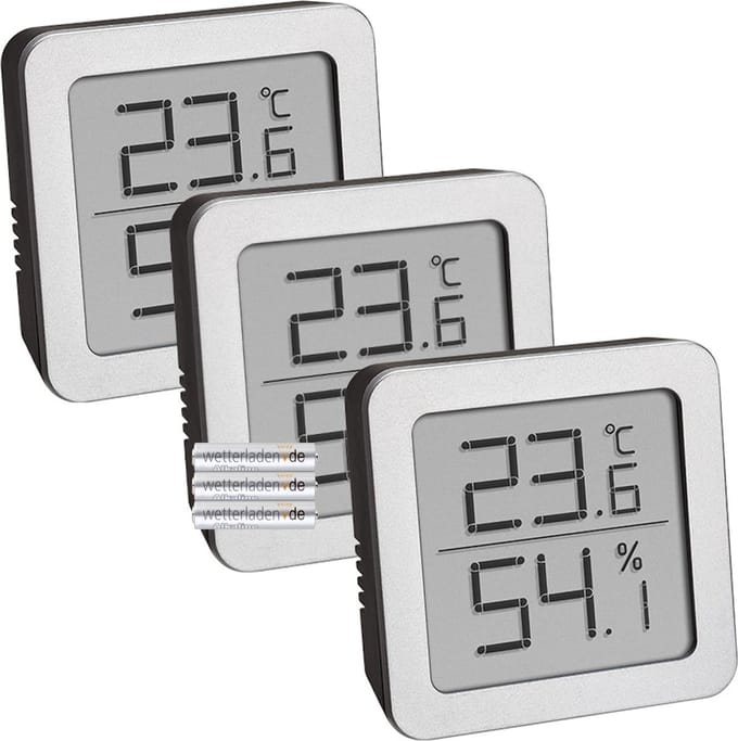 Kamerthermometer - Digitale Thermometer – Vochtigheidsmeter - Binnenthermometer
